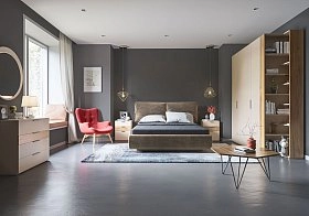 Зеркало навесное Soho беж