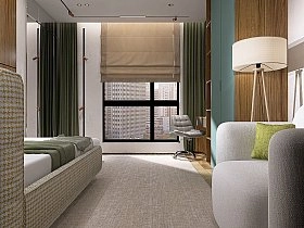 Кровать двуспальная Brioche FIRST угловая правая с подъемным механизмом 180х200