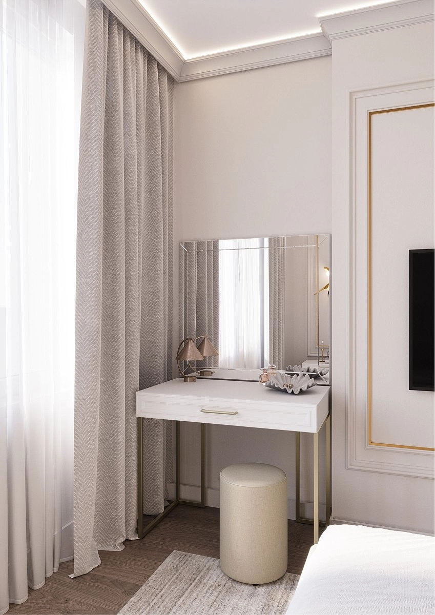 Зеркало навесное Montreal белый