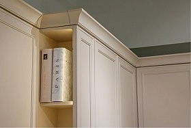 Элемент карниза Montreal беж для внутреннего угла