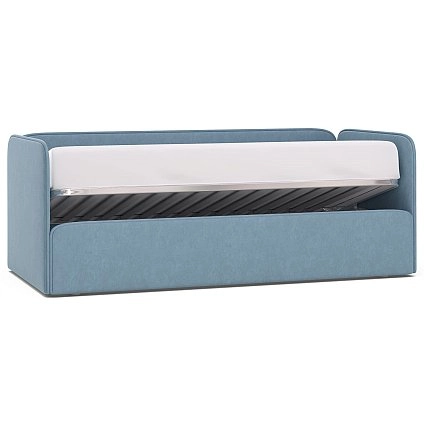 Кровать диван односпальный 90х200 Челси,Римини с подъемным механизмом и подушками