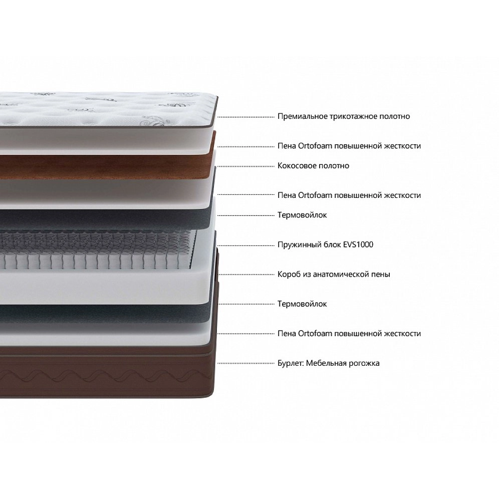 Матрас односпальный Ilaria 80х200
