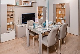 Шкаф одностворчатый Сохо беж