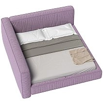 Кровать двуспальная Brioche Premier угловая левая с подъемным механизмом 180х200