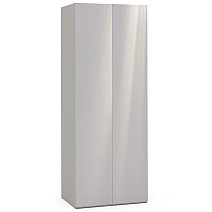 Шкаф двухстворчатый Челси,Римини серая с зеркалами