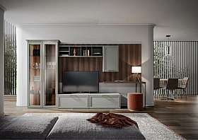 Элемент карниза Монреаль серый для внешнего угла