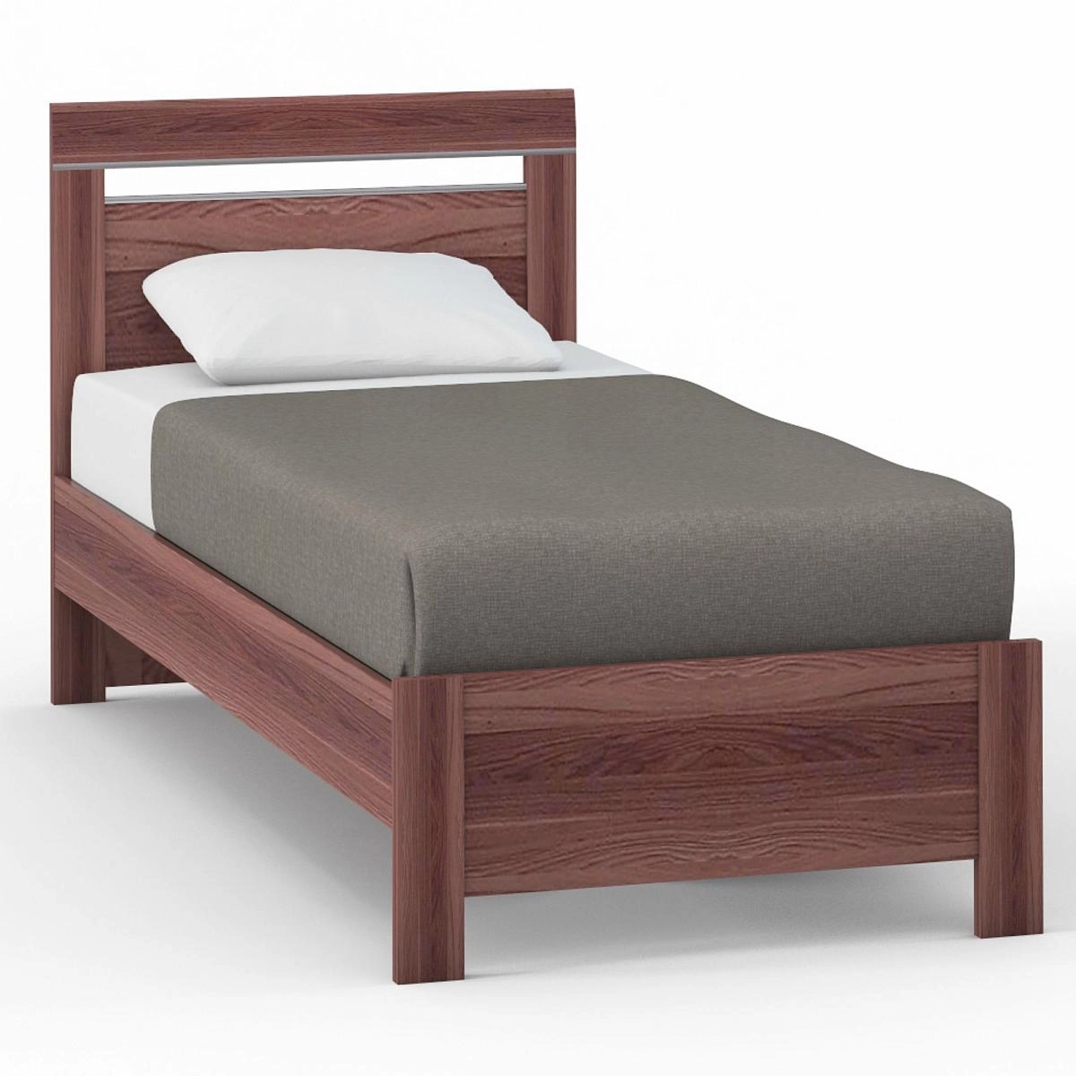 Кровать односпальная 90х200 Rimini Bosco/Choco