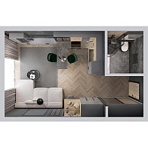 Диван Brioche Memori 3-х местный Optimum