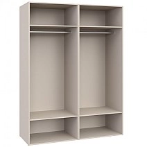 Шкаф четырехстворчатый Soho беж с зеркалами