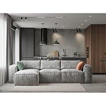 Диван Brioche Premier+ П-образный с широкими подлокотниками