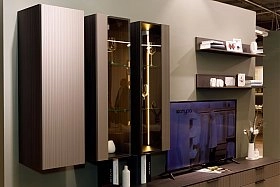 Полка навесная Soho графит