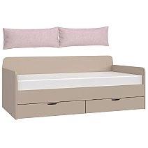 Кровать-диван (беж) (900)+ящик G3A+подушки Teddy 325