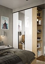 Шкаф одностворчатый Некст кристал