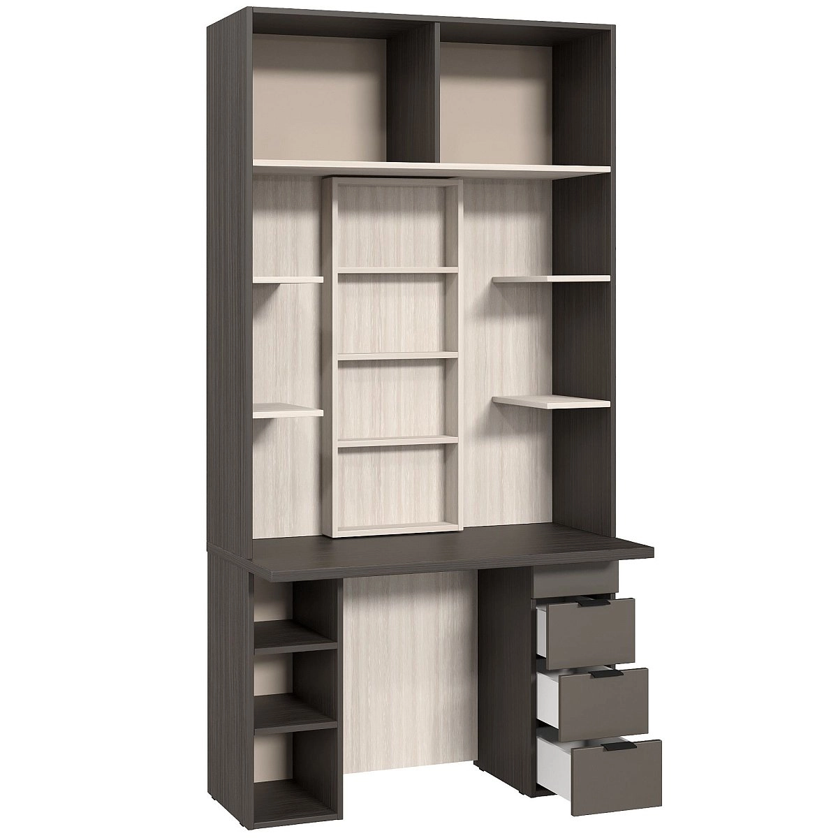 Стол туалетный Soho графит с зеркальной секцией