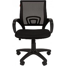Кресло ВT_CH696 ткань черная, сетка черная ДВ62