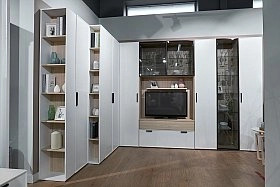 Шкаф двухстворчатый Rimini белая