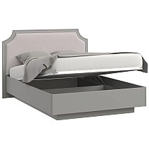 Кровать полутороспальная Montreal серый с подъемным механизмом 140х200