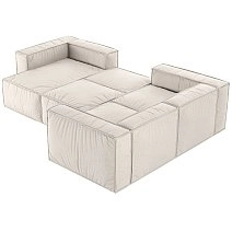 Диван Бриошь Мемори Оптимум П-образный с широкими подлокотниками