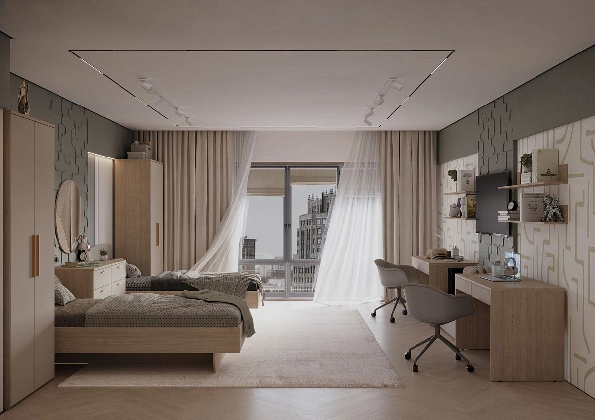 Кровать односпальная 90х200 Алтея тауп