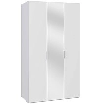 Шкаф трехстворчатый Soho белая с зеркалом