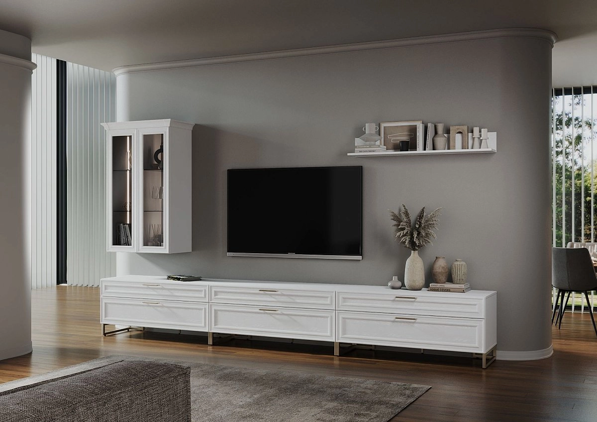 Элемент карниза Montreal белый для внешнего угла