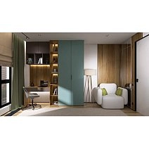 Шкаф Edison распашной напольный