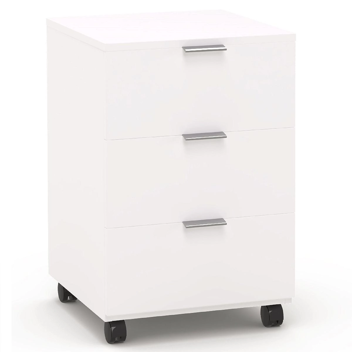 Тумба выкатная Сохо белая