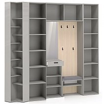 Комплект для прихожей Chelsea серая №23