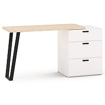 Комод Rimini белая со столом