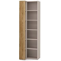 Шкаф переходный со стеллажом Сохо беж