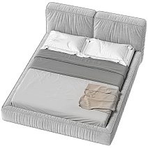 Кровать двуспальная  Brioche FIRST прямая с подъемным механизмом 160x200