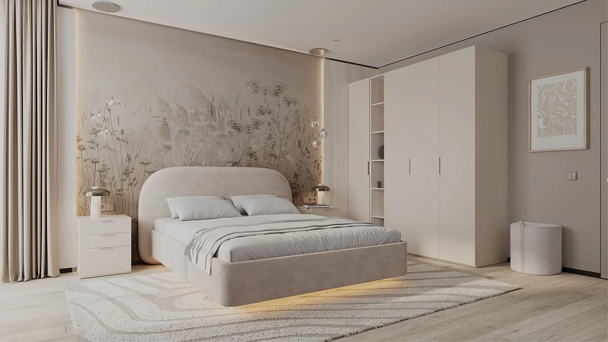 Кровать двуспальная 160х200 Rimini с подъемным механизмом