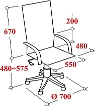 Кресло VB_T-898/3C1GR ткань серый, нов.подл