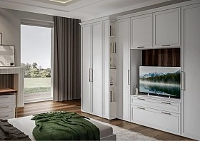 Карниз Монреаль белый для внутреннего угла