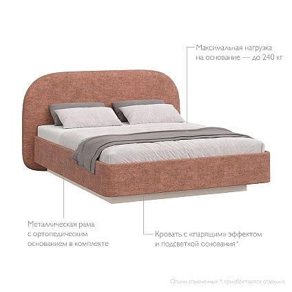 Кровать двуспальная 160х200 Римини