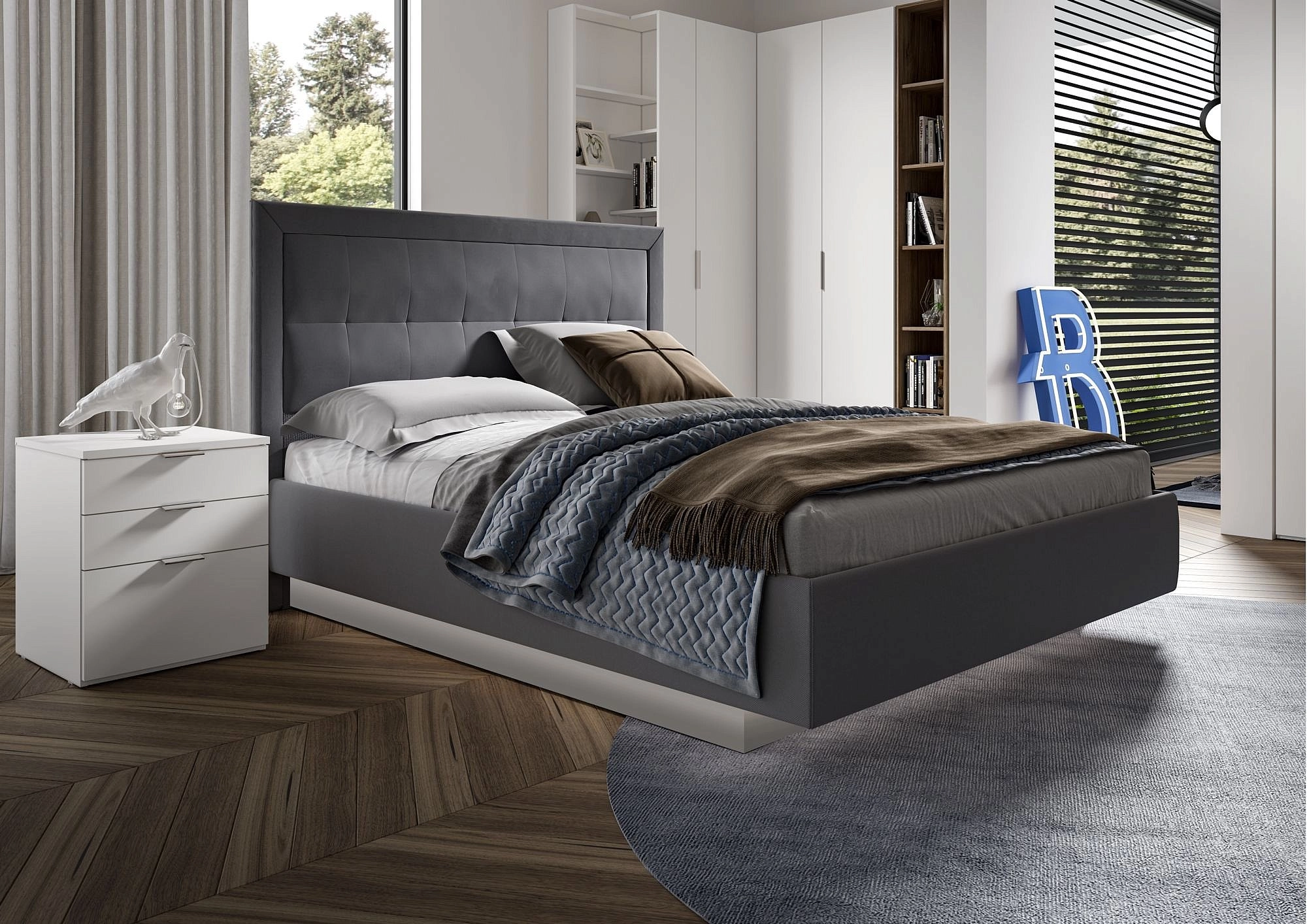 Кровать двуспальная Onda 180х200