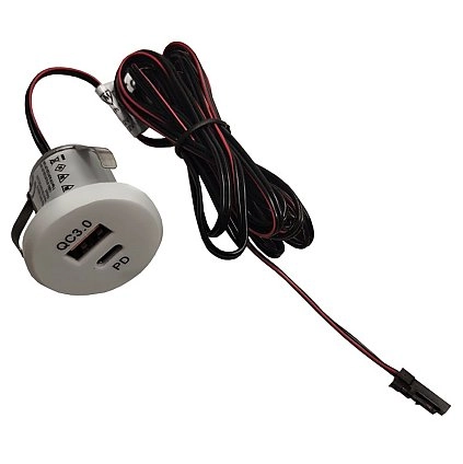 USB-розетка Монреаль,Некст,Римини,Челси,Шатура USB+Type C