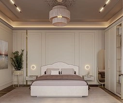 Шкаф-витрина одностворчатый Montreal беж