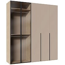 Шкаф пятистворчатый Некст со стеклом