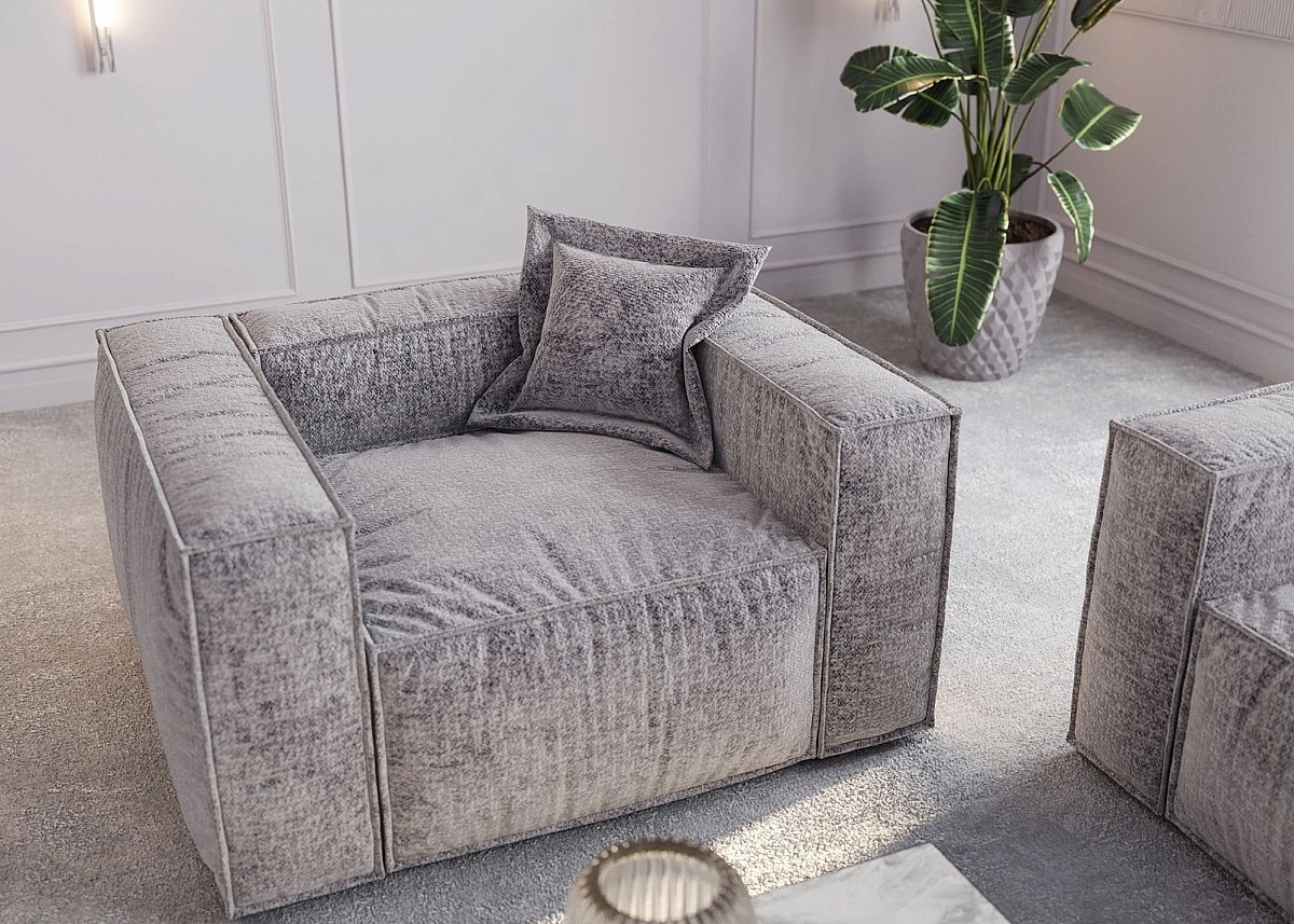 Диван Brioche Basic 2-х местный с широкими подлокотниками