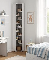 Стеллаж угловой Montreal белый