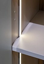 Стол туалетный Soho беж с зеркальной секцией
