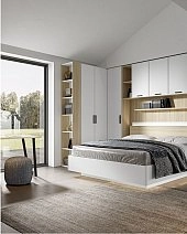 Секция для кровати Chelsea белая 160