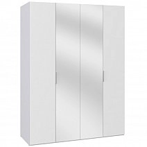 Шкаф четырехстворчатый Soho белая с зеркалами