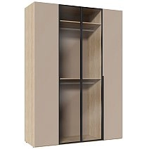 Шкаф четырехстворчатый Некст со стеклом 178х61х249