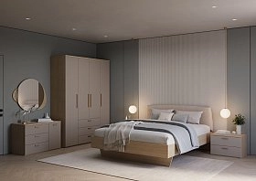 Шкаф четырехстворчатый Алтея тауп