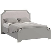 Кровать полутороспальная Montreal серый 140х200