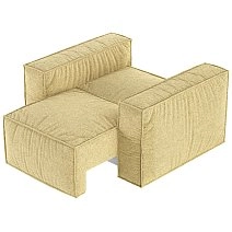 Кресло Brioche Memori Basic с широкими подлокотниками с механизмом