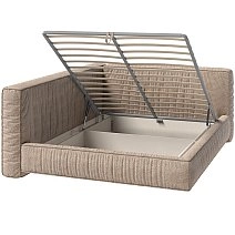 Кровать двуспальная Brioche Basic угловая левая с подъемным механизмом 160х200