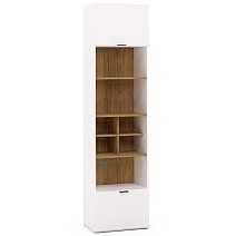 Стеллаж прямой Сохо белая